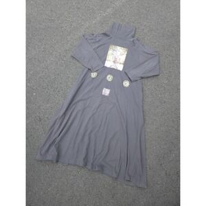 Blue Fish Dress Womens Size 1 Art to Wear‎ Hand Painted
